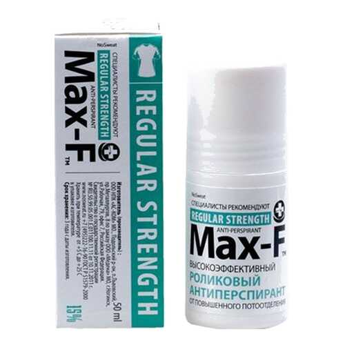 Антиперспирант MAX-F 15% no sweat 50 мл в Магнит Косметик