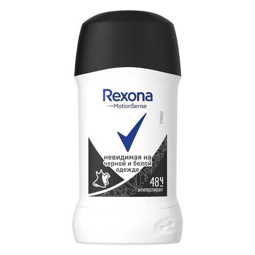 Антиперспирант Rexona Невидимая на черном и белом 40 мл в Магнит Косметик