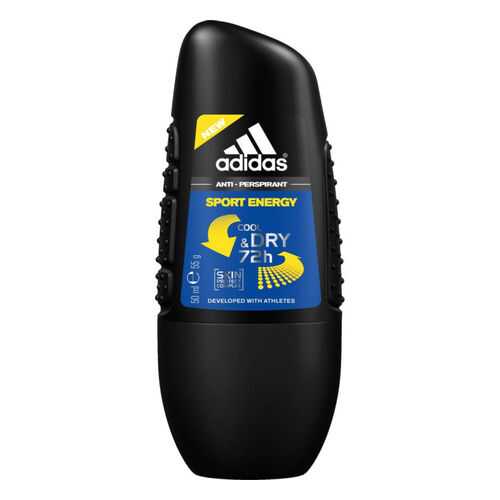 Дезодорант-антиперспирант Adidas Sport Energy для мужчин, ролик в Магнит Косметик