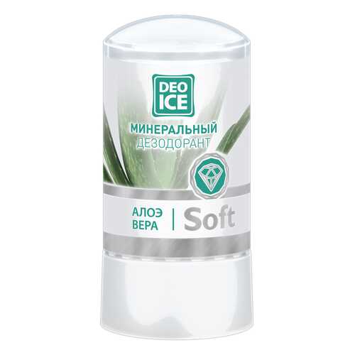 Минеральный дезодорант с экстрактом алоэ вера DEOICE Soft 60 гр в Магнит Косметик
