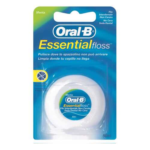 Зубная нить Oral-B Essential floss невощеная 50 м в Магнит Косметик