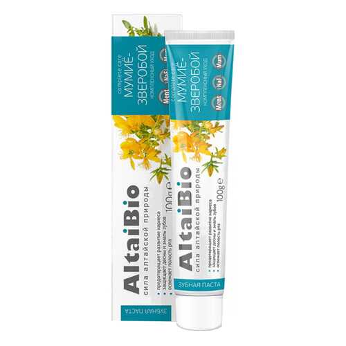 Зубная паста AltaiBio Мумие-Зверобой 100 г в Магнит Косметик
