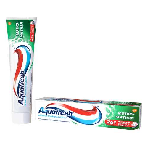 Зубная паста Aquafresh Тройная защита Мягко-мятная, 100 мл в Магнит Косметик