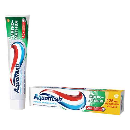 Зубная паста Aquafresh Тройная защита Мягко-мятная, 125 мл в Магнит Косметик