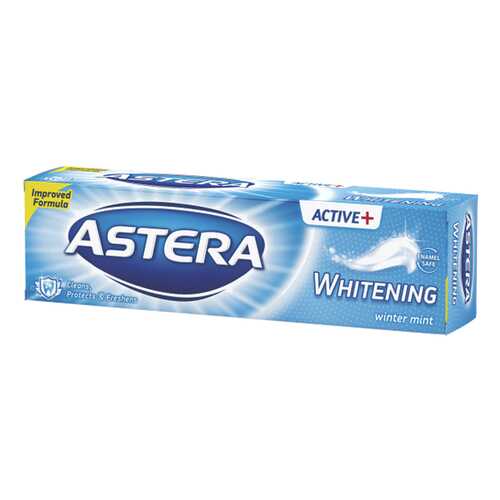 Зубная паста Astera Active+ Отбеливающая 100 мл в Магнит Косметик
