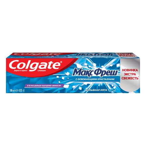 Зубная паста Colgate Макс Фреш Взрывная мята 100 мл в Магнит Косметик