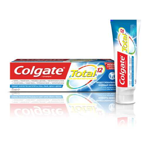 Зубная паста Colgate total 12 Pro-Видимый эффект 75 мл в Магнит Косметик