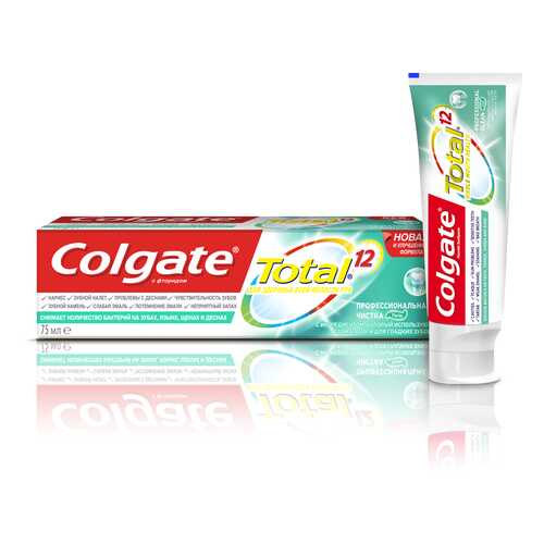 Зубная паста Colgate TOTAL 12 Профессиональная чистка 75 мл в Магнит Косметик