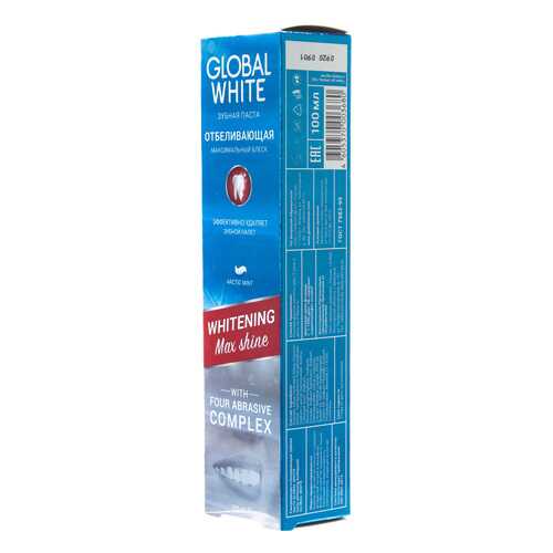 Зубная паста Global White Whitening Max Shine 30 мл в Магнит Косметик