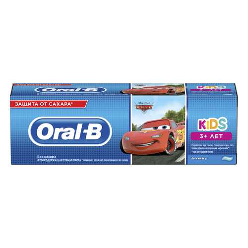 Зубная Паста Oral-B Kids Дисней «Холодное Сердце»/«Тачки» мягкий вкус 75мл от 3 Лет в Магнит Косметик