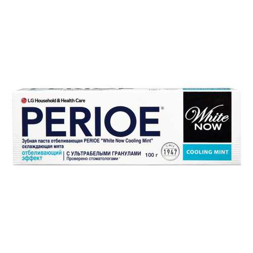Зубная паста Perioe White now Cooling mint Охлаждающая мята 100 г в Магнит Косметик
