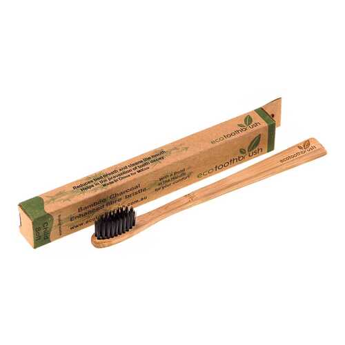 Зубная щетка Bamboobrush с угольным напылением, мягкая в Магнит Косметик