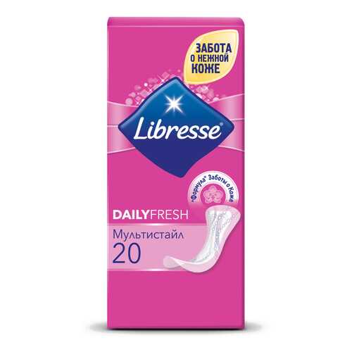 Ежедневные прокладки Libresse Dailyfresh Multistyle, 20 шт. в Магнит Косметик