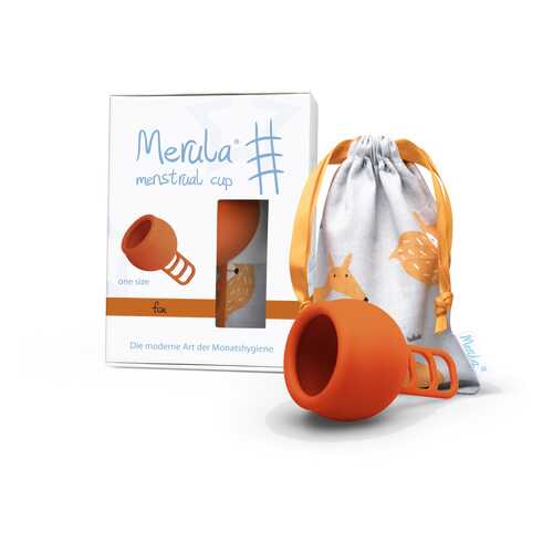 Менструальная чаша Merula оранжевая One Size в Магнит Косметик