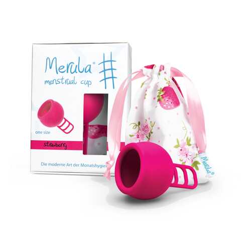 Менструальная чаша Merula розовая One Size в Магнит Косметик