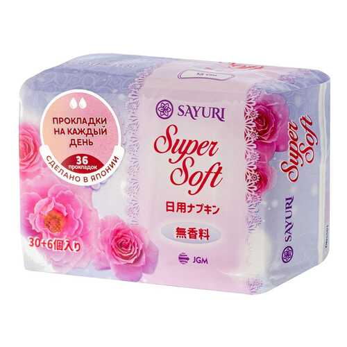 Прокладки Sayuri Super Soft 36 шт в Магнит Косметик