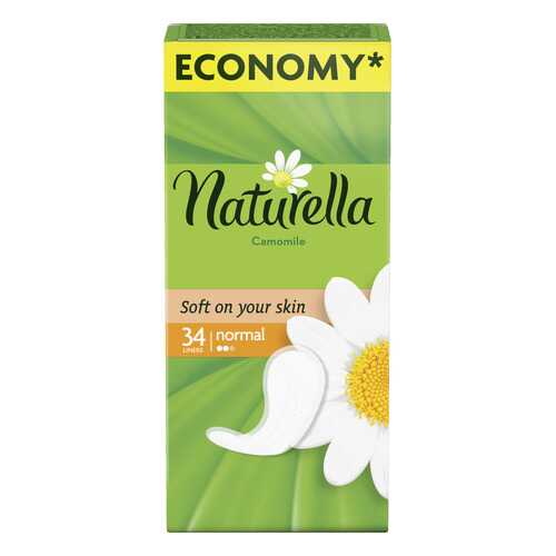 Женские гигиенические прокладки NATURELLA на каждый день Camomile Normal Duo 34шт в Магнит Косметик