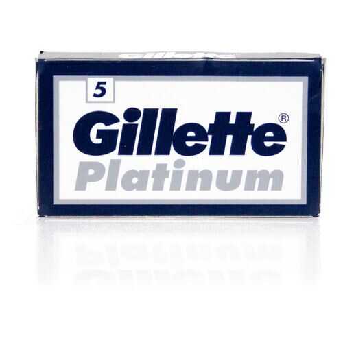 Джилет Платинум / Gillette Platinum - Двусторонние лезвия для бритья 5 шт в Магнит Косметик