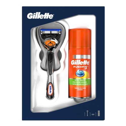 Подарочный набор Gillette Fusion5 ProGlide Бритва + 1 кассета + Гель для бритья 75 мл в Магнит Косметик