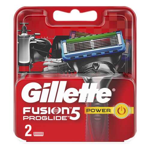 Сменные кассеты Gillette Fusion5 ProGlide Power 2 шт в Магнит Косметик