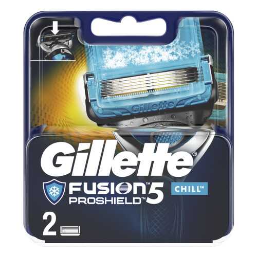 Сменные кассеты Gillette Fusion5 ProShield Chill 2 шт в Магнит Косметик