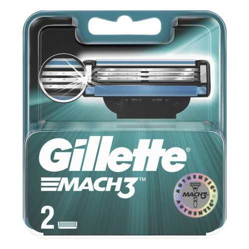 Сменные кассеты Gillette Mach3 2 шт в Магнит Косметик