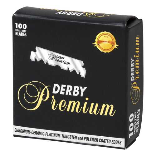 Сменные лезвия для бритья Derby Professional Barber Razor 100 шт в Магнит Косметик
