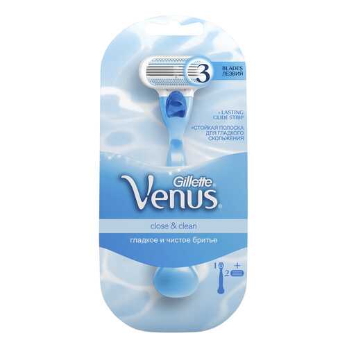 Станок для бритья Gillette Venus Original с 2 сменными кассетами в Магнит Косметик