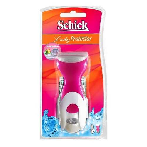 Станок для бритья Schick Lady Protector с 2 сменными кассетами женский в Магнит Косметик