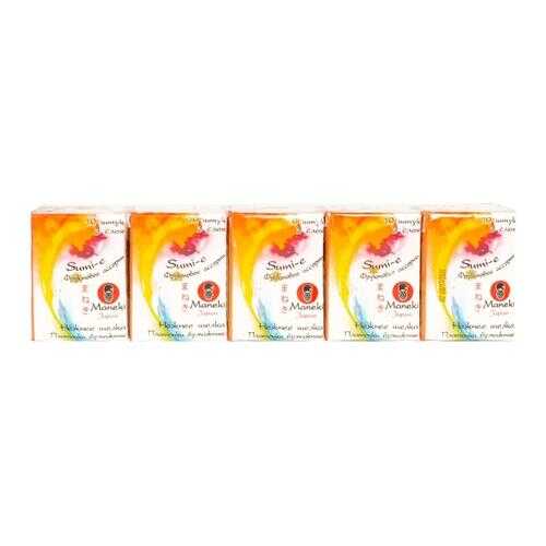 Бумажные салфетки Maneki sumi-e с ароматом фруктов 10 упаковок х 10 штук в Магнит Косметик