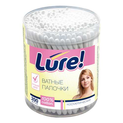 Ватные палочки LURE 200 шт в стакане в Магнит Косметик