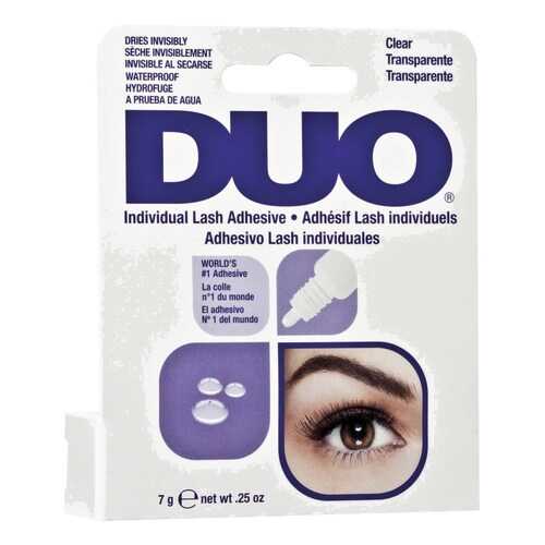 Клей для пучков Duo Individual Lash Adhesive Clear прозрачный 7г в Магнит Косметик