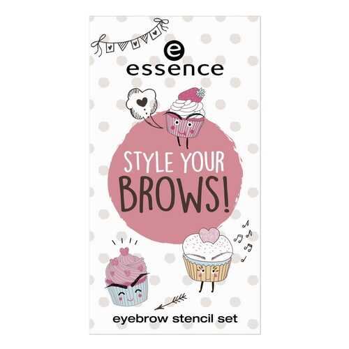 Набор трафаретов для бровей essence style your brows! eyebrow stencil set т.01 в Магнит Косметик