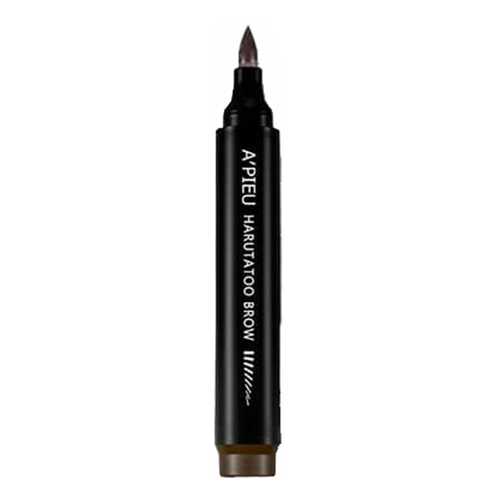 Фломастер для бровей с эффектом тату A'Pieu Harutatoo Brow, оттенок Dark Brown, 4,6 г в Магнит Косметик