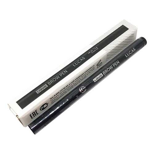 Фломастер для бровей темно-коричневый Lucas Cosmetics Liquid Brow Pen CC Brow Dark Brown в Магнит Косметик