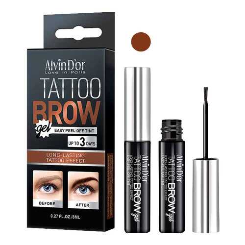 Гель-тинт для бровей Alvin D'or Tattoo Brow Chocolate Brown в Магнит Косметик