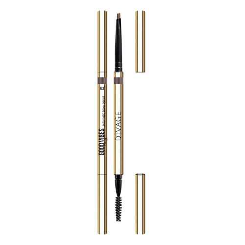 Карандаш для бровей Divage Gvo Eyebrow Pencil автоматический good vibes only № 03 в Магнит Косметик