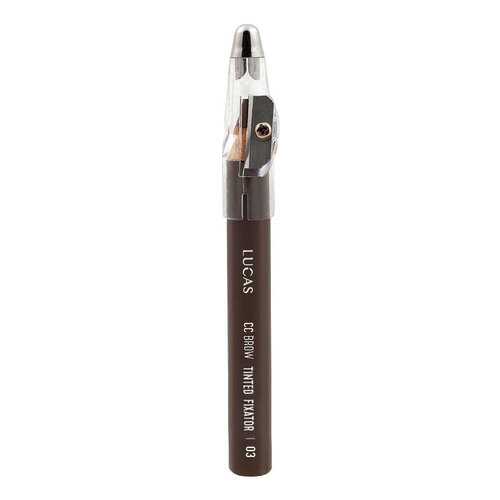 Карандаш для бровей LUCAS CC Brow Tint Wax Fixator №03 Коричневый 2,5 г в Магнит Косметик