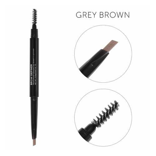 Карандаш для бровей Lucas' Cosmetics CC Brow Definer Grey Brown серо-коричневый в Магнит Косметик
