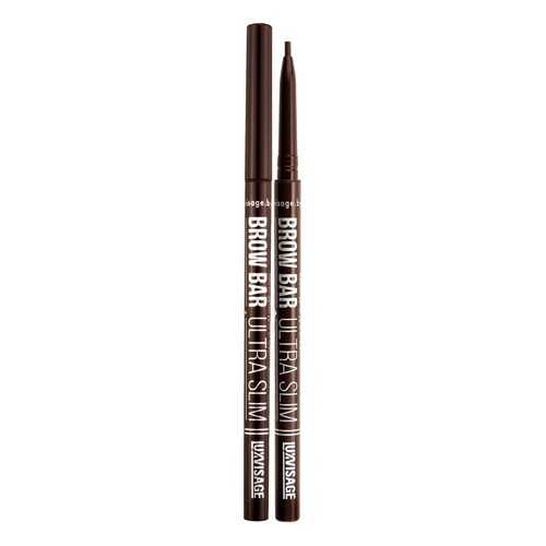 Карандаш для бровей luxvisage brow bar ultra slim тон 304 chocolate в Магнит Косметик