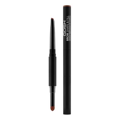 Карандаш и пудра для бровей 2-в-1 Gosh Brow Shape and Fill 001 Brown в Магнит Косметик