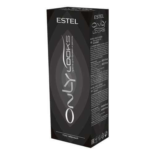 Краска для бровей Estel Professional Only looks Черный в Магнит Косметик