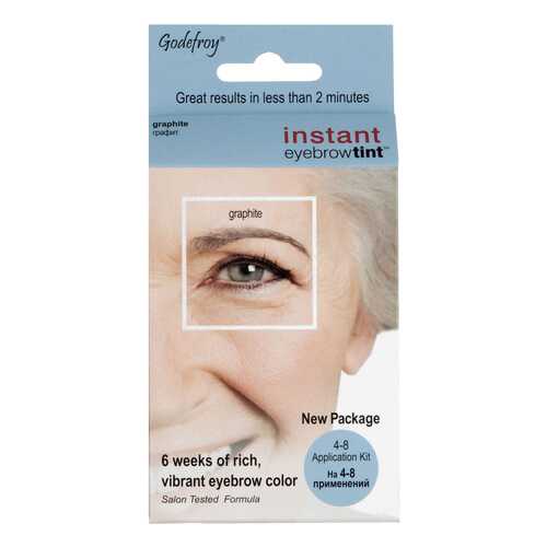 Краска для бровей Godefroy Instant Eyebrow Tint графит 4 шт в Магнит Косметик