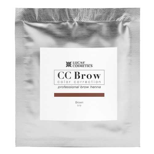 Краска для бровей LUCAS' COSMETICS CC Brow Brown саше 5 гр в Магнит Косметик