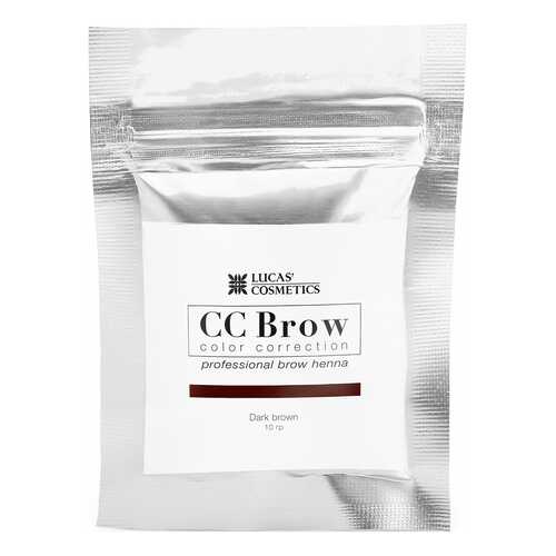 Краска для бровей LUCAS' COSMETICS CC Brow Dark Brown саше 10 гр в Магнит Косметик