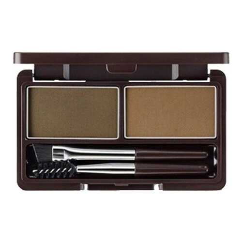 Пудра для бровей The Saem Eco Soul Eyebrow Kit, 02 Серо-коричневая, 2*2,5 г в Магнит Косметик