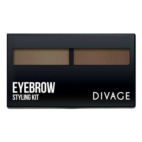 Тени для бровей Divage Eyebrow Styling Kit тон 01 в Магнит Косметик