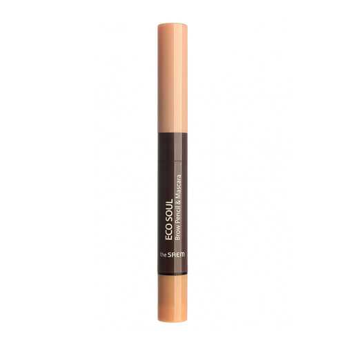 Тушь- карандаш для бровей Eco Soul Brow Pencil & Mascara 01 Light Brown 0,2гр/2,5мл в Магнит Косметик