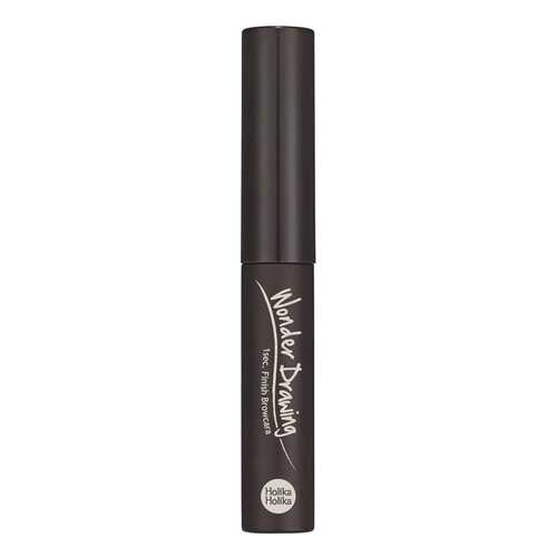 Тушь для бровей Holika Holika Wonder Drawing 1s Finish Brow Cara 04 Dark Brown 4,5 г в Магнит Косметик