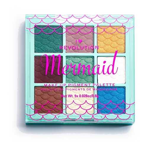 I Heart Revolution Палетка пигментов для лица Mermaid Make Up Pigment Palette в Магнит Косметик